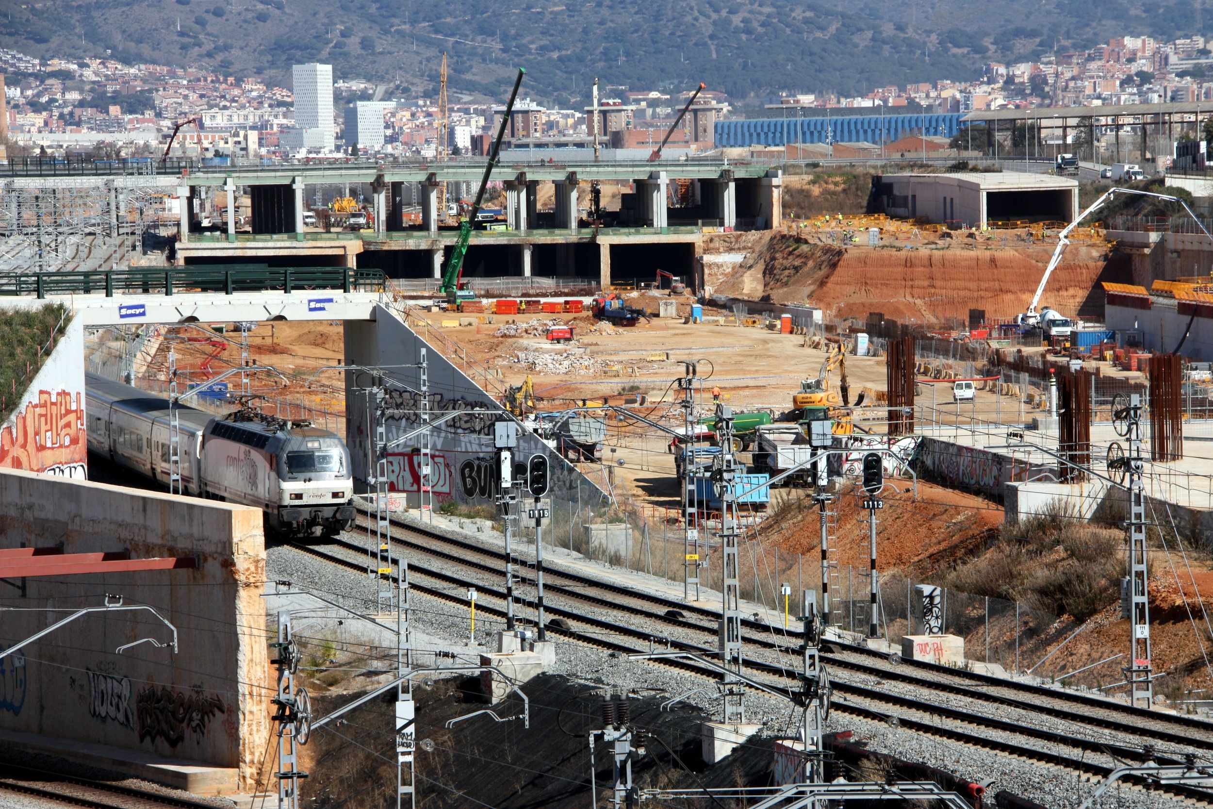 L'Estat només va executar un 35,6% de l'obra pressupostada a Catalunya el 2016