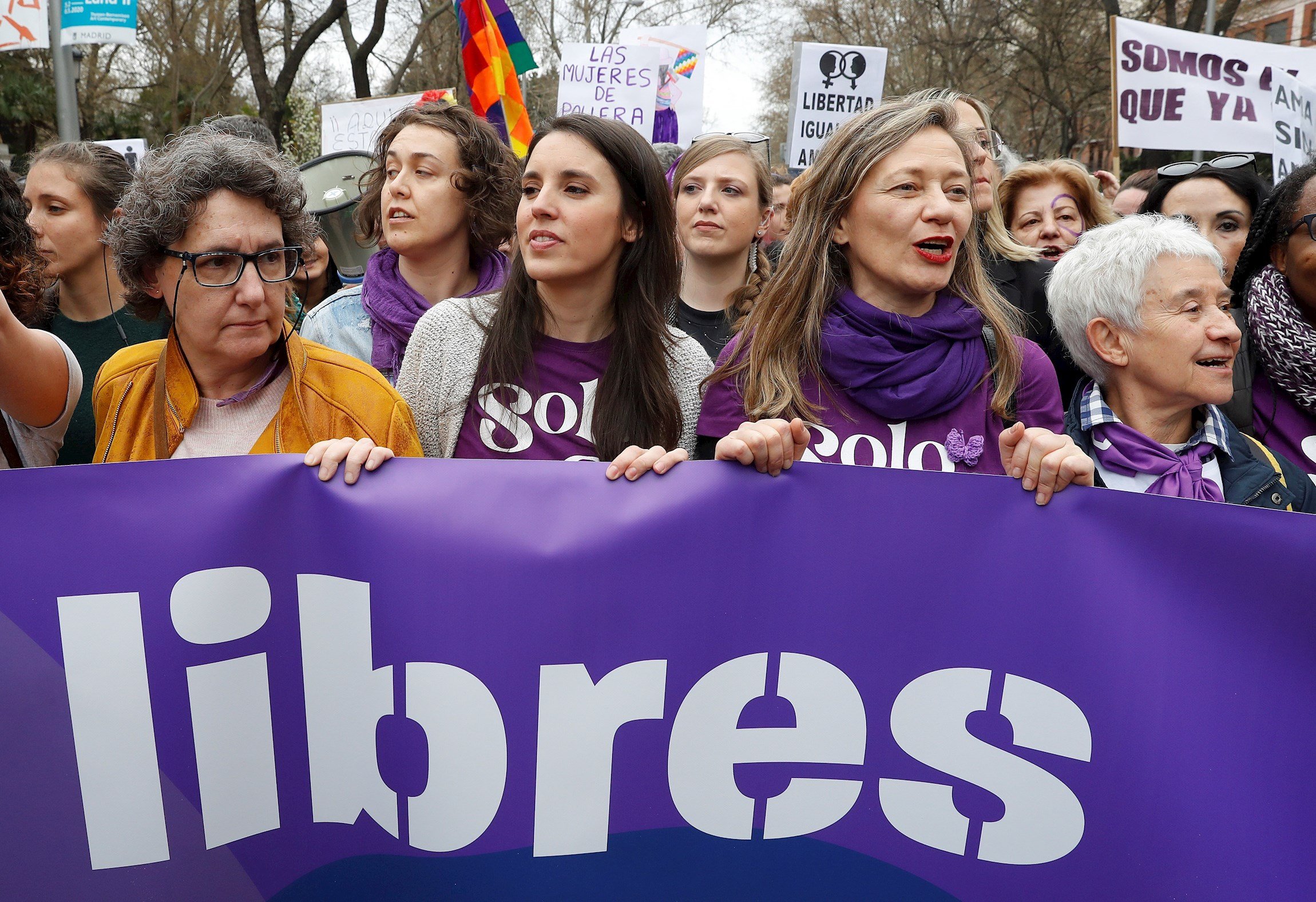 Irene Montero manifestació del 8 M EFE