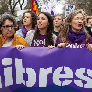 Irene Montero manifestació del 8 M EFE