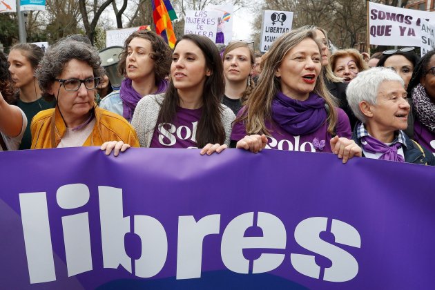 Irene Montero manifestación del 8 M EFE