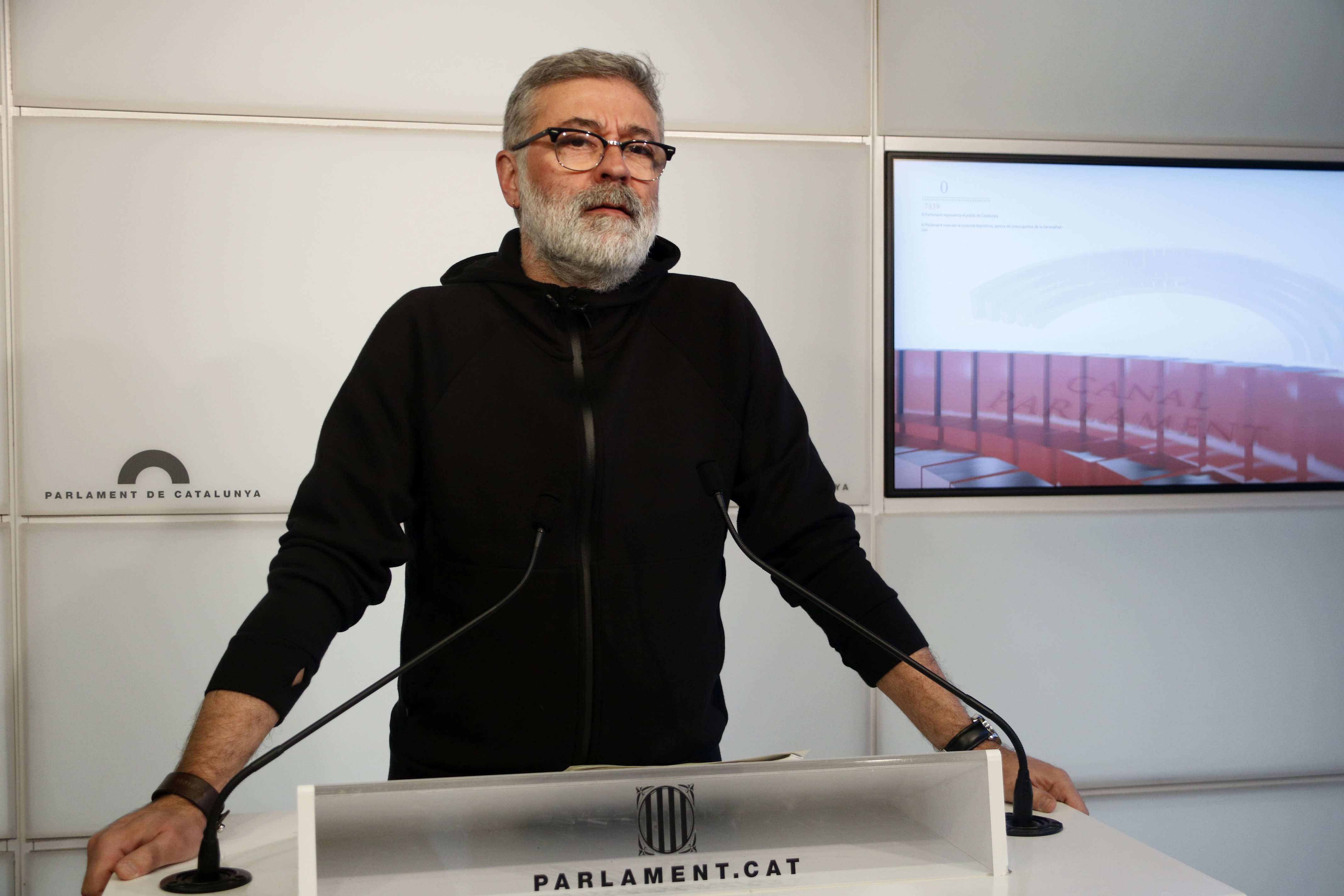 Carles Riera (CUP): "Las elecciones son inevitables"