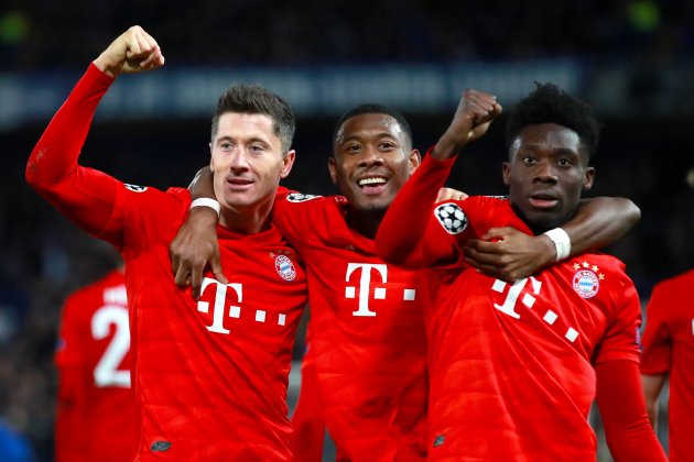 Lewandowski Alaba Bayern Munich Champions Europa Press