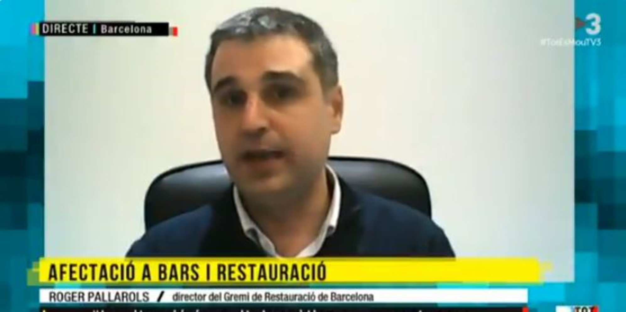 Restauradors, pel coronavirus: "Res és més alarmista que el que ha fet Sánchez"