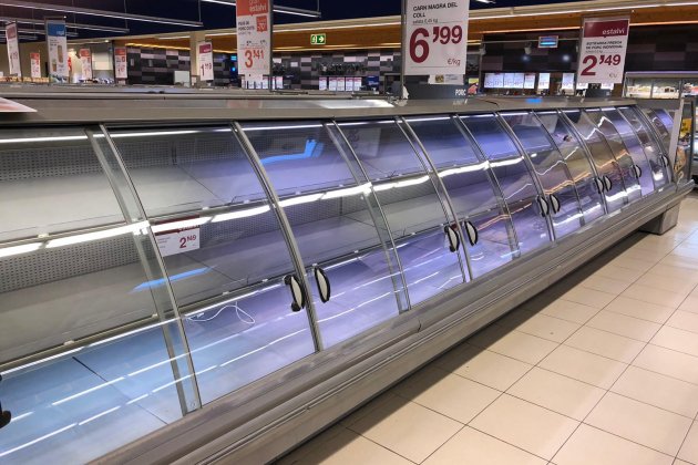 bonpreu estallido malla supermercado vacío coronavirus - el nacional