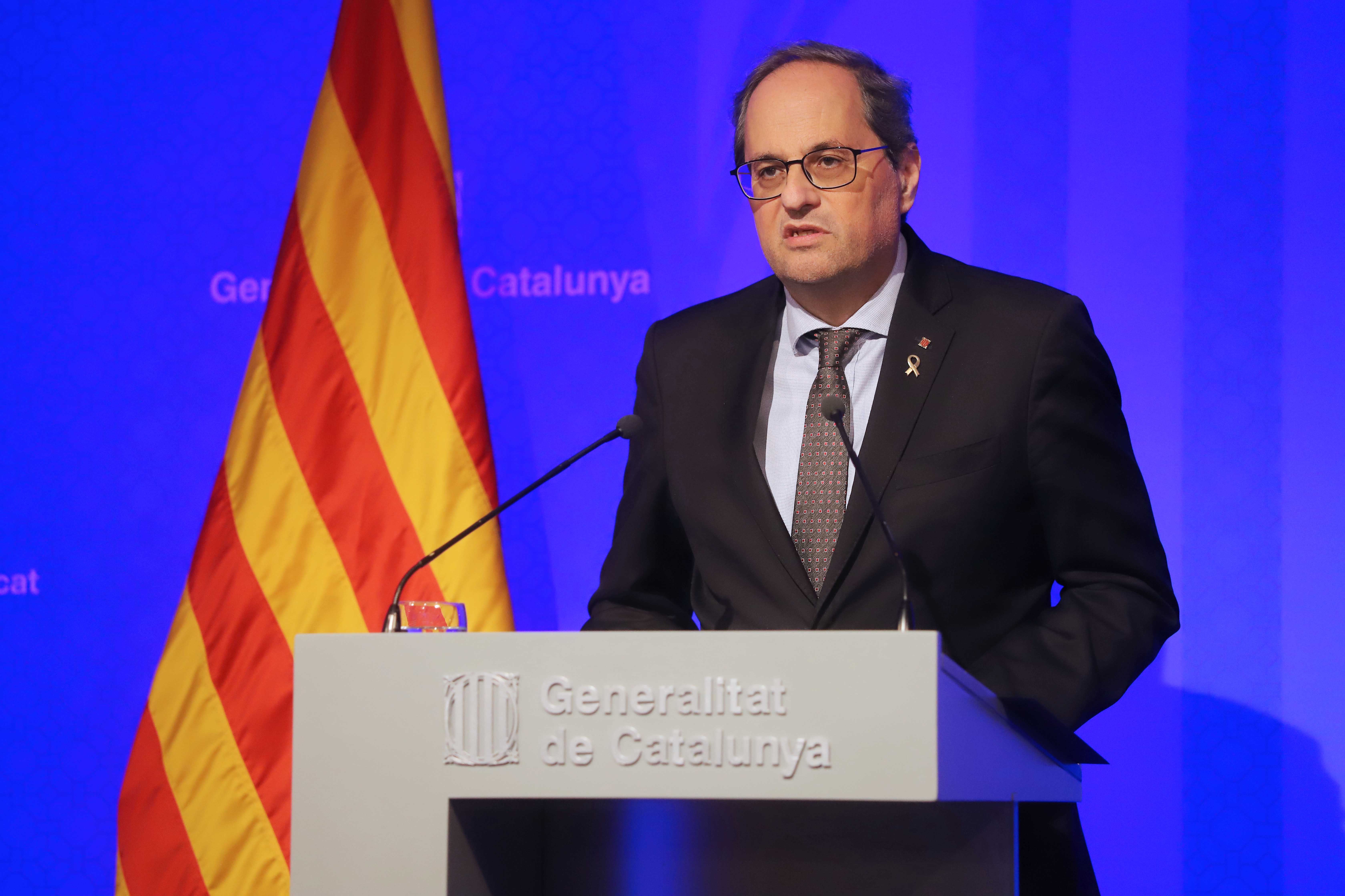 Torra porta a la UE la negativa de Sánchez a confinar Catalunya pel coronavirus