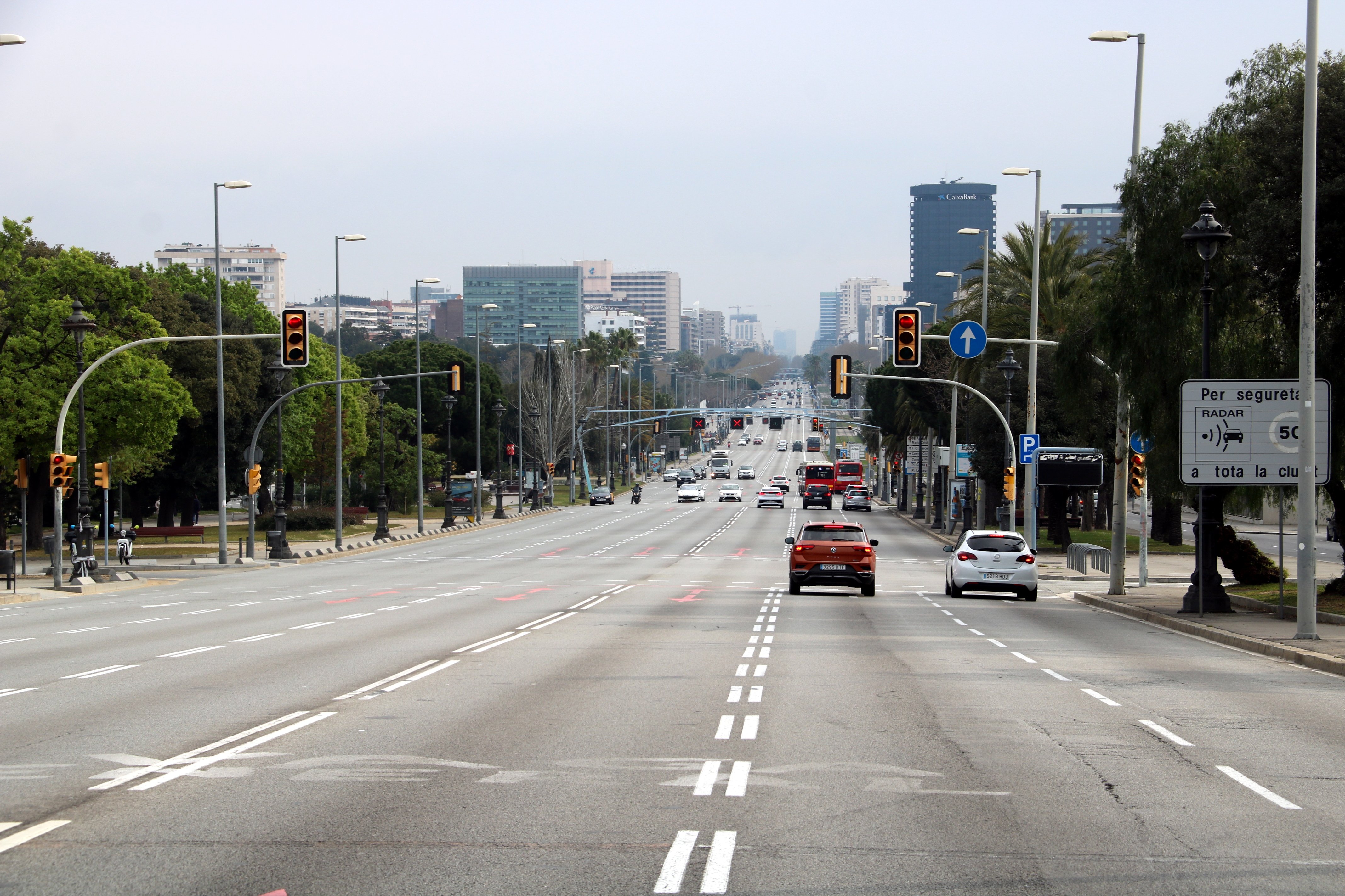 Coronavirus|El trànsit baixa gairebé un 80% als accessos a l'àrea metropolitana