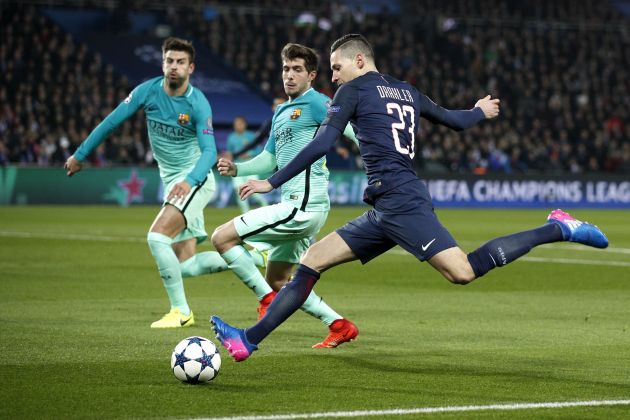 Barça PSG Draxler Sergi Roberto Barça PSG Draxler Sergi Roberto