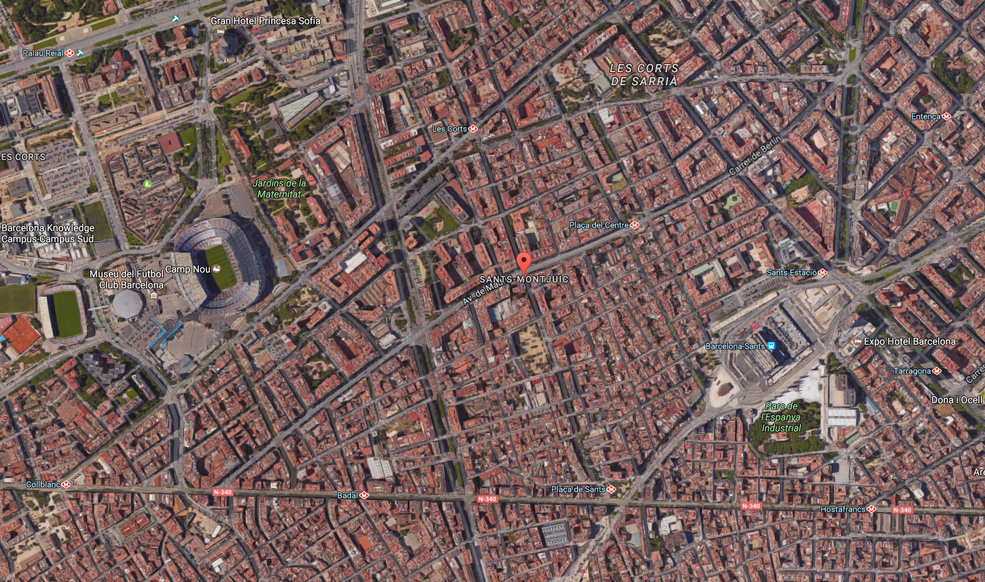 Detienen a un hombre por atracar una entidad bancaria con un arma en Sants