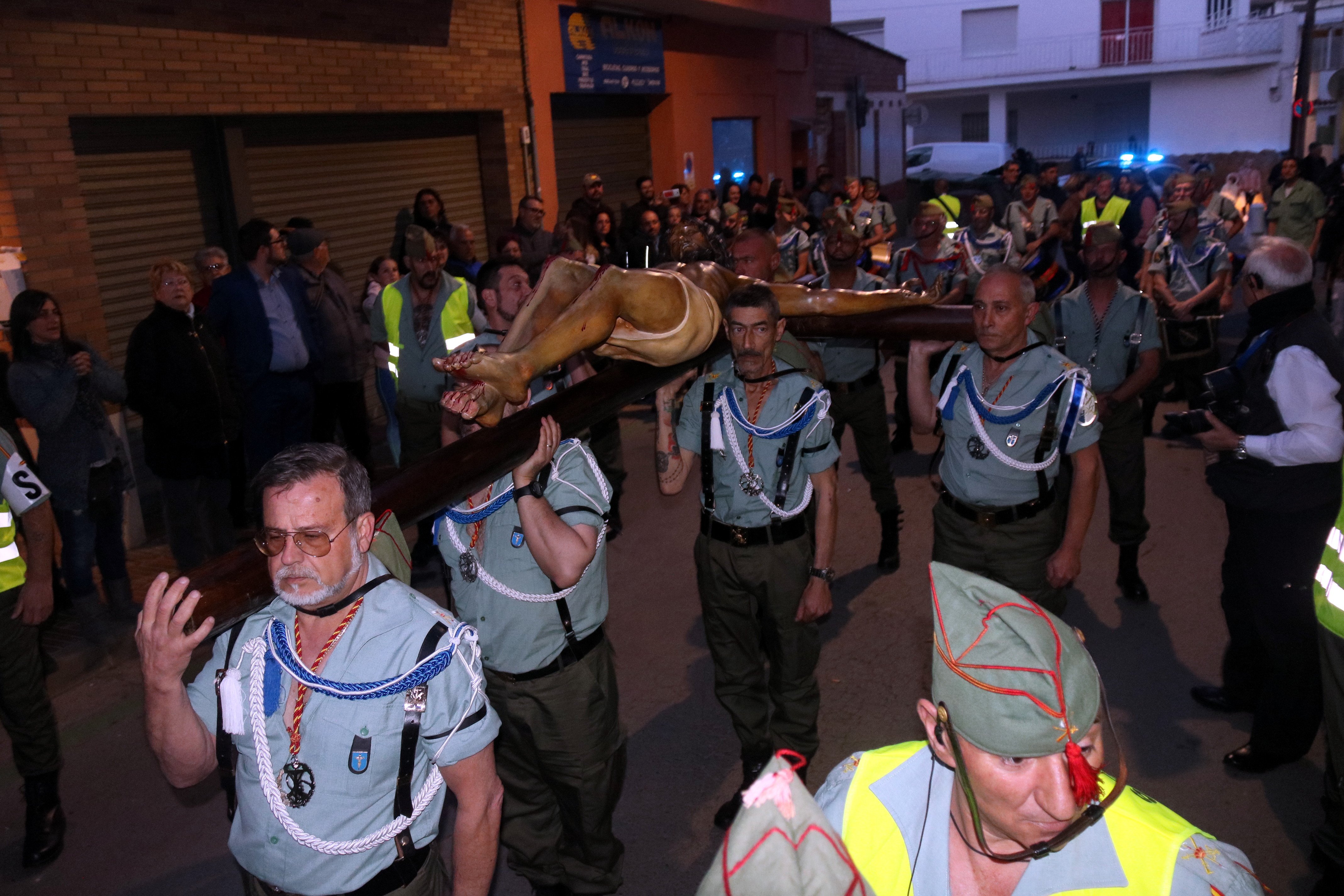 Suspenden la procesión de legionarios en Palafolls y plantean una alternativa