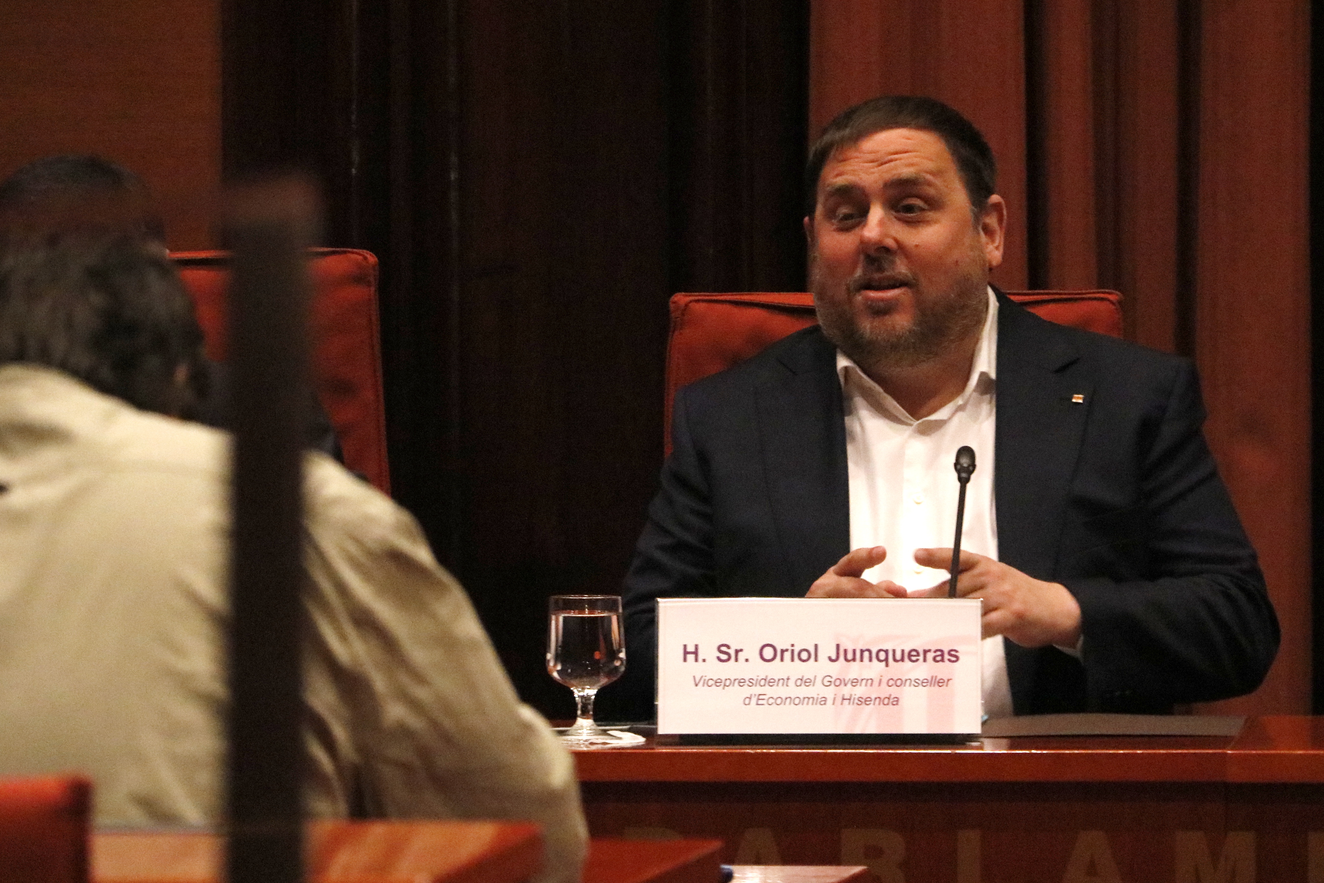 Junqueras: "No hi ha partides opaques, un pressupost és una llei oberta pública, neta, transparent"