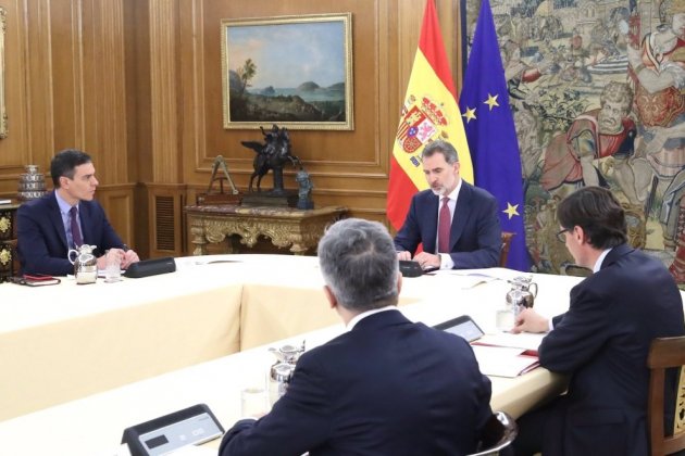 rey felip discurso preparativos con sanchez