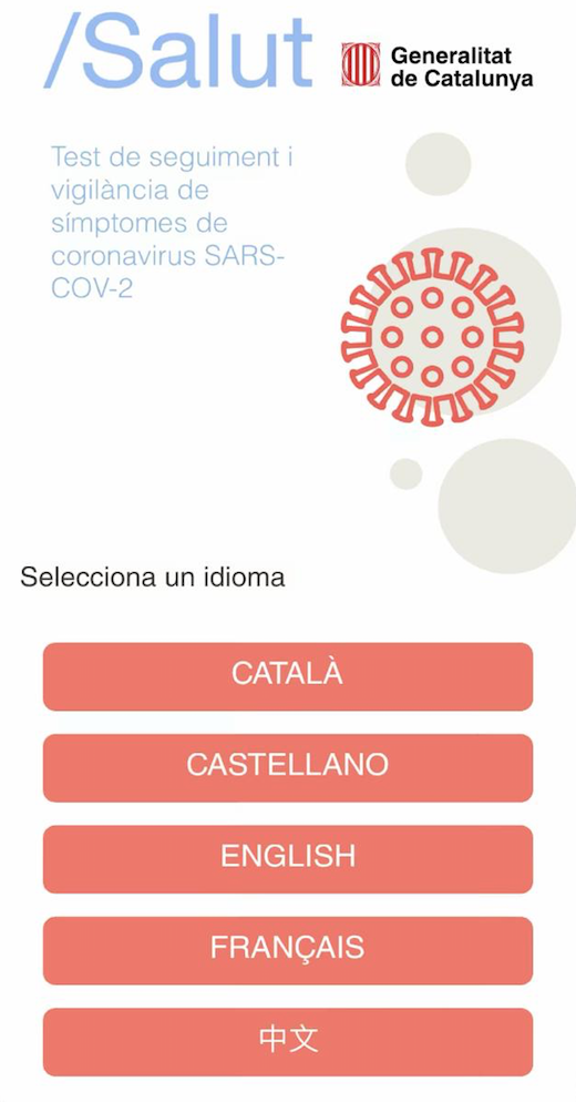 APP salut coronavirus