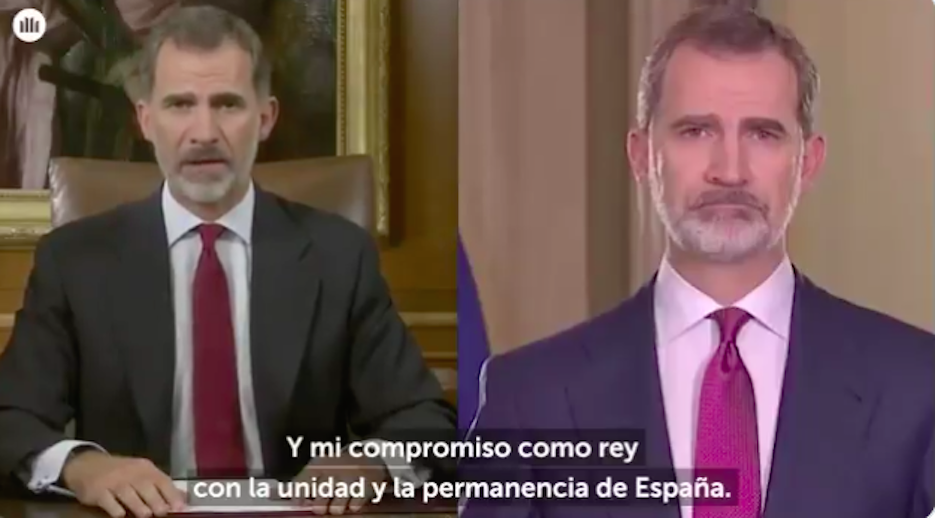 VÍDEO | Òmnium revela qui surt perjudicat en els discursos del Rei