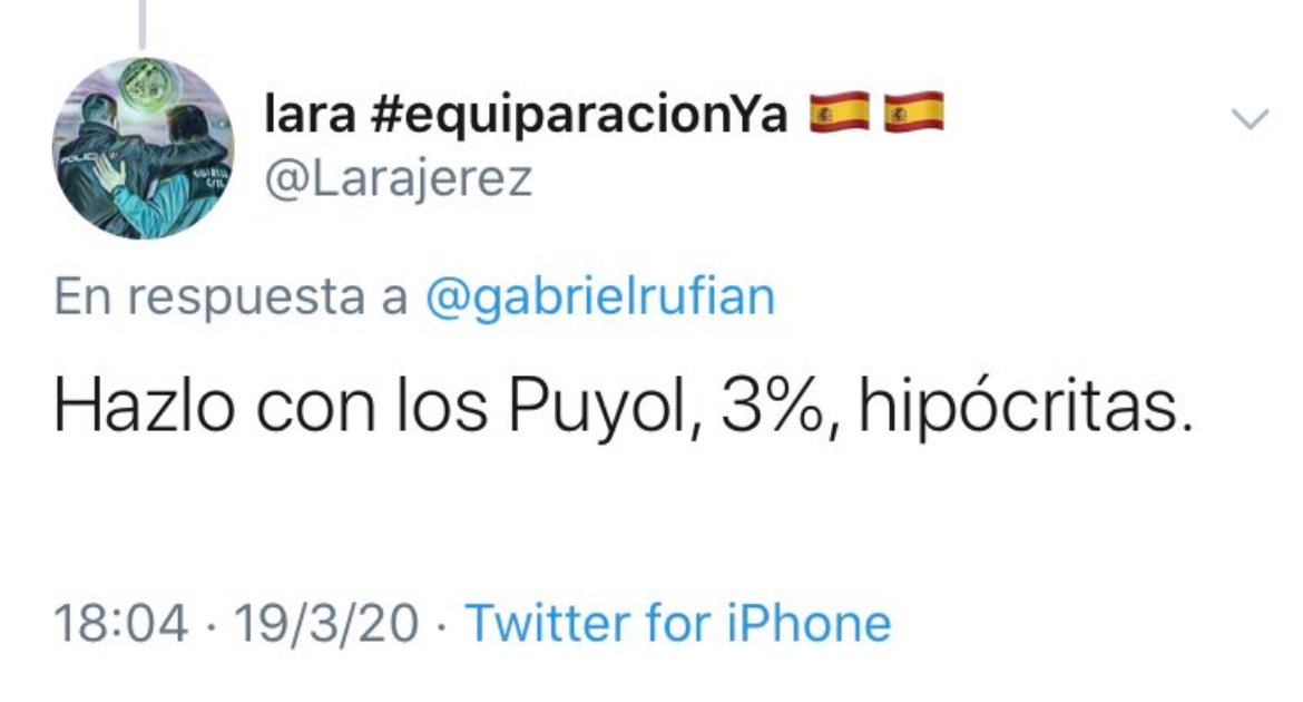 Rufian Puyol tuit 4 @gabrielrufian 
