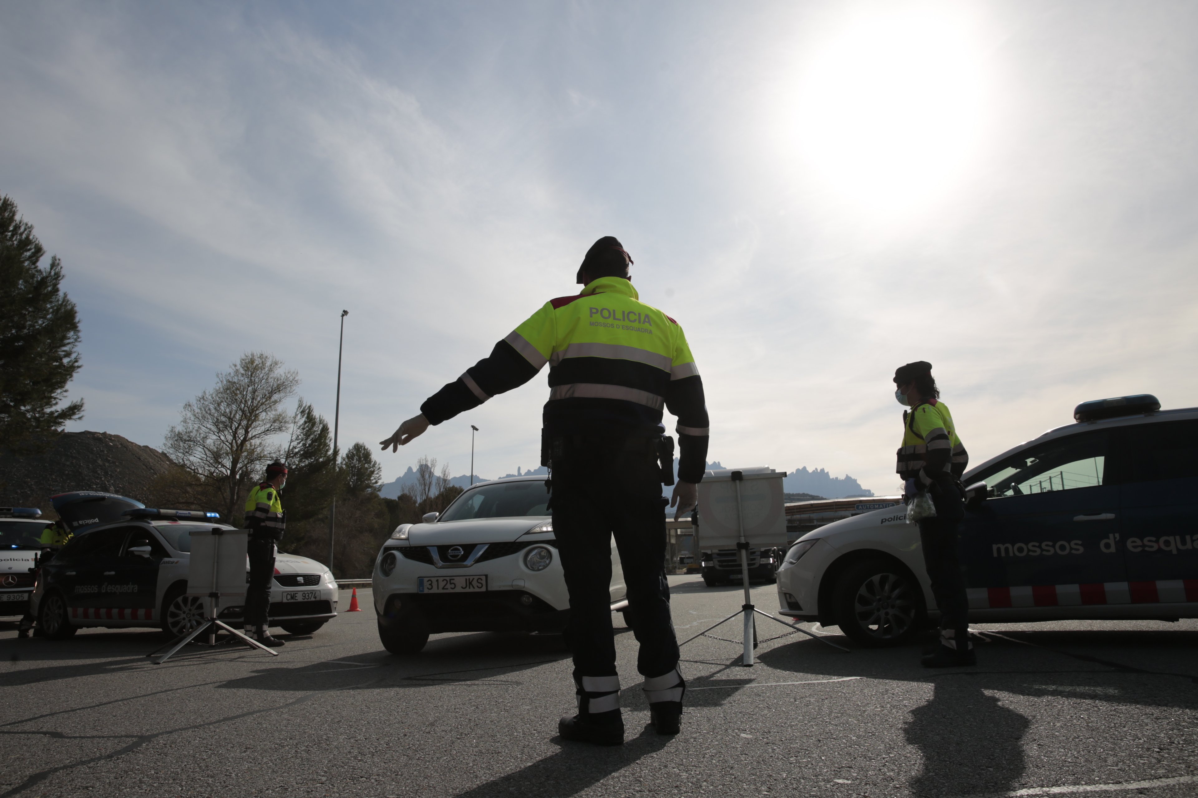 La policia desplega mil agents per aturar les sortides de cap de setmana