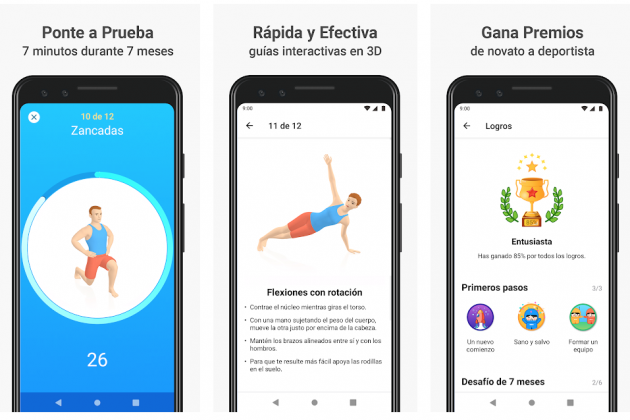 Seven app fitness