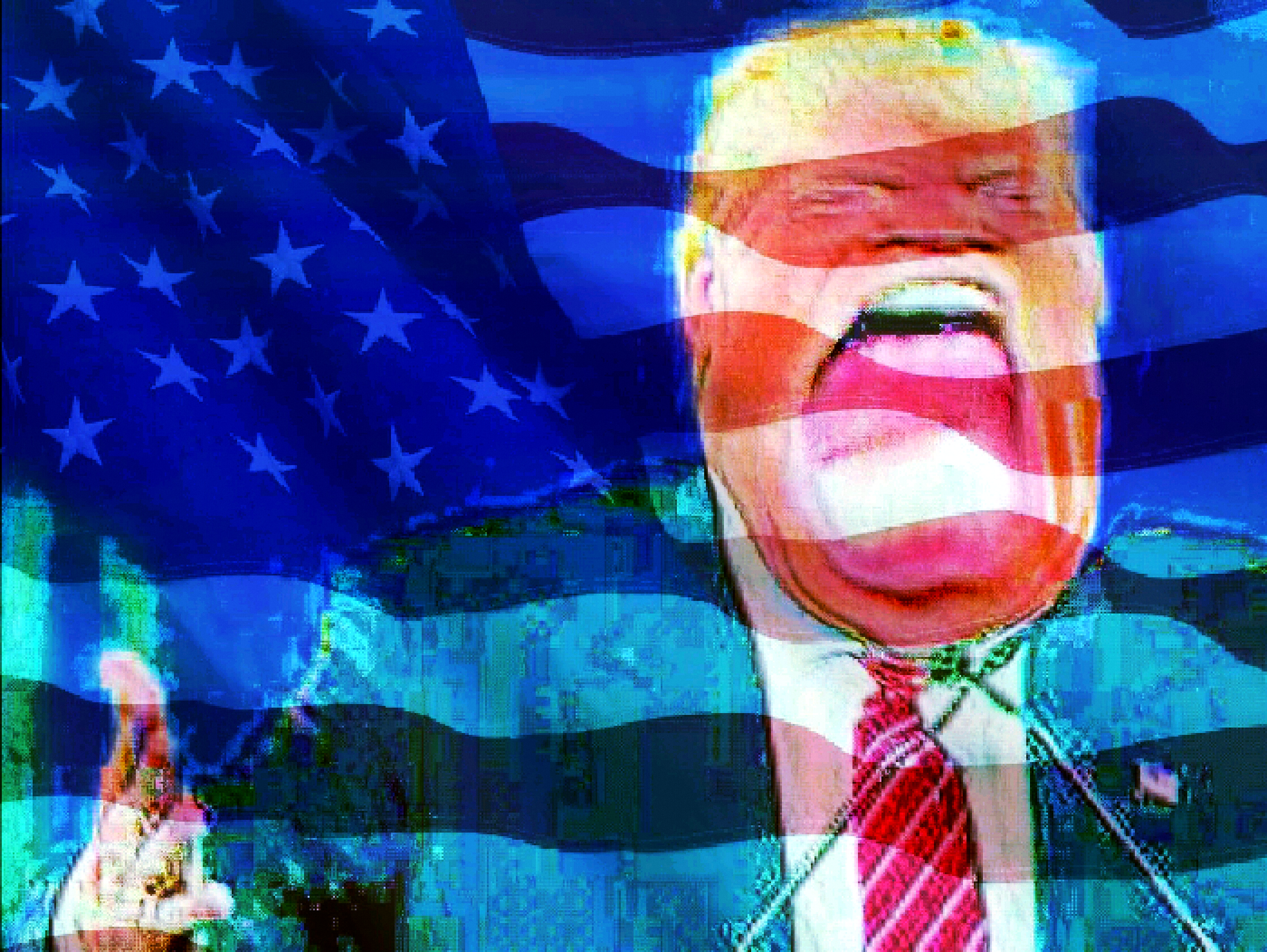 Donald Trump caricatura (IoSonoUnaFotocamera)