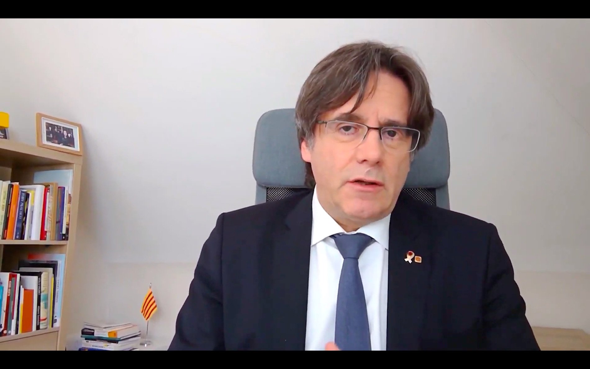 Puigdemont denuncia que l'Estat usa el coronavirus per ofegar drets i llibertats