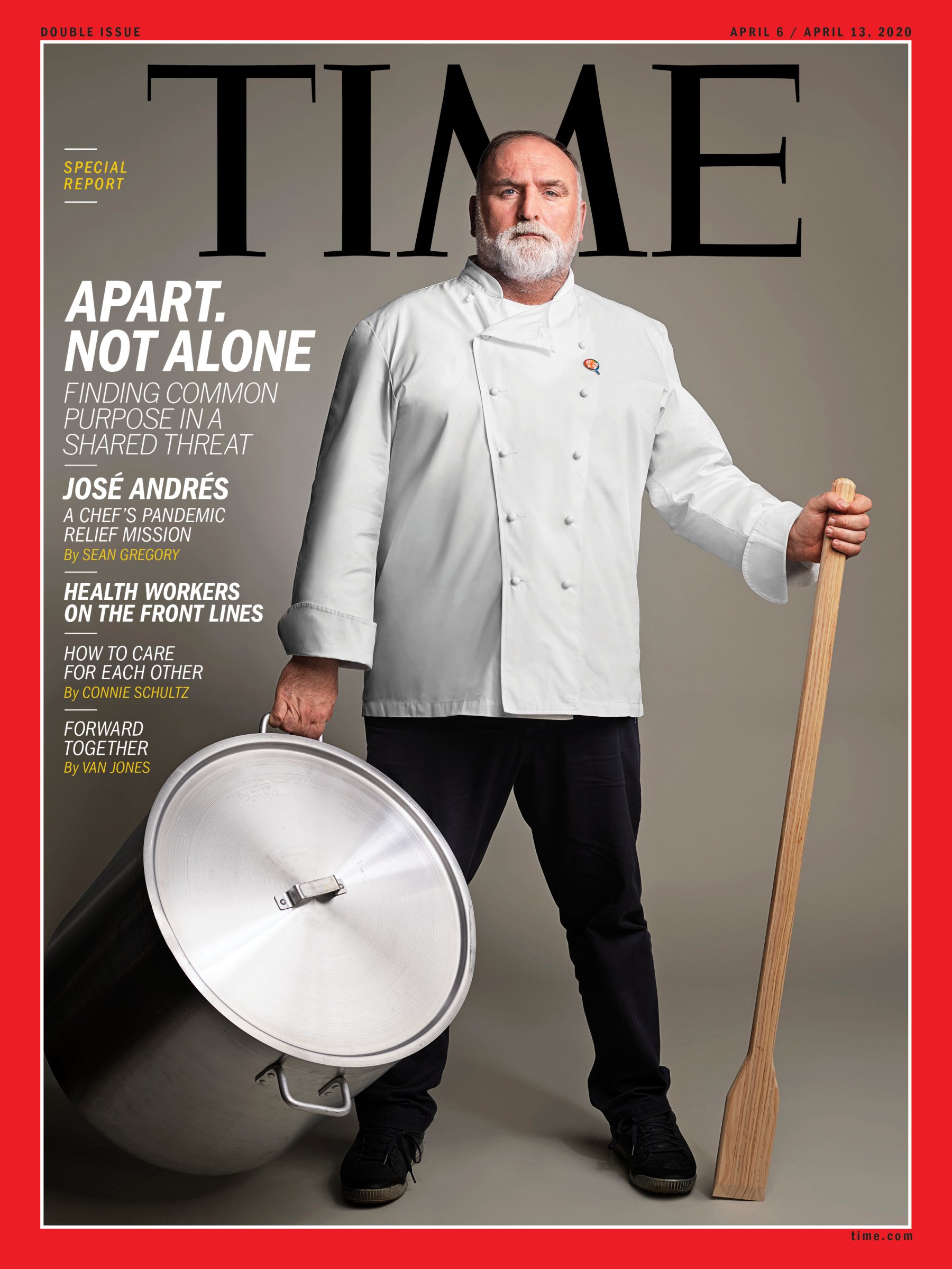 José Andrés, portada de 'Time' por ayudar durante la crisis del coronavirus