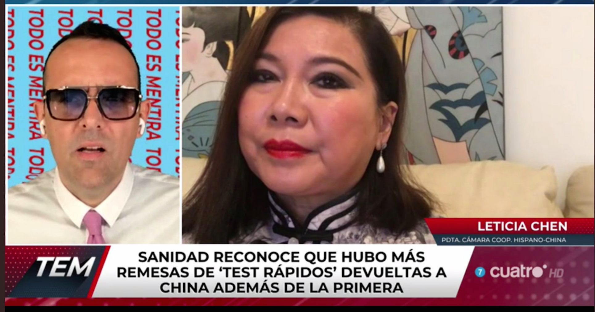 Coronavirus | La presidenta de la Cámara hispano-china desmonta a Salvador Illa