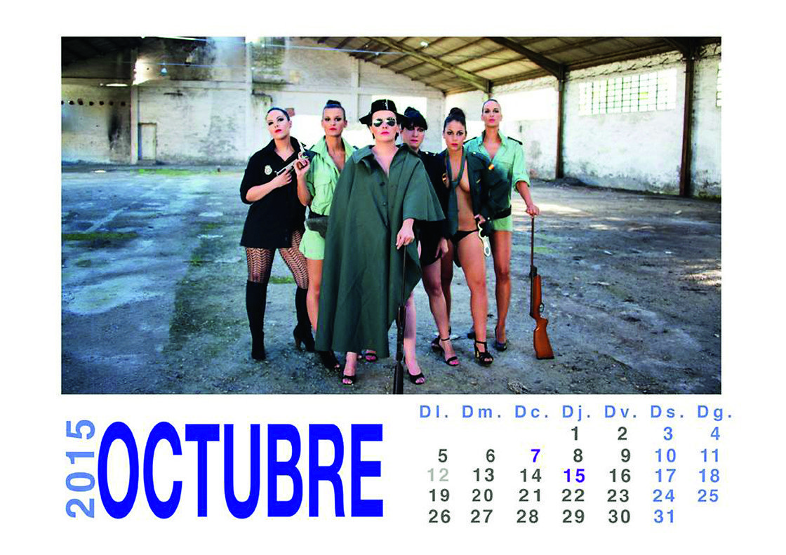 Mireia Boya calendario interviú guardia civil