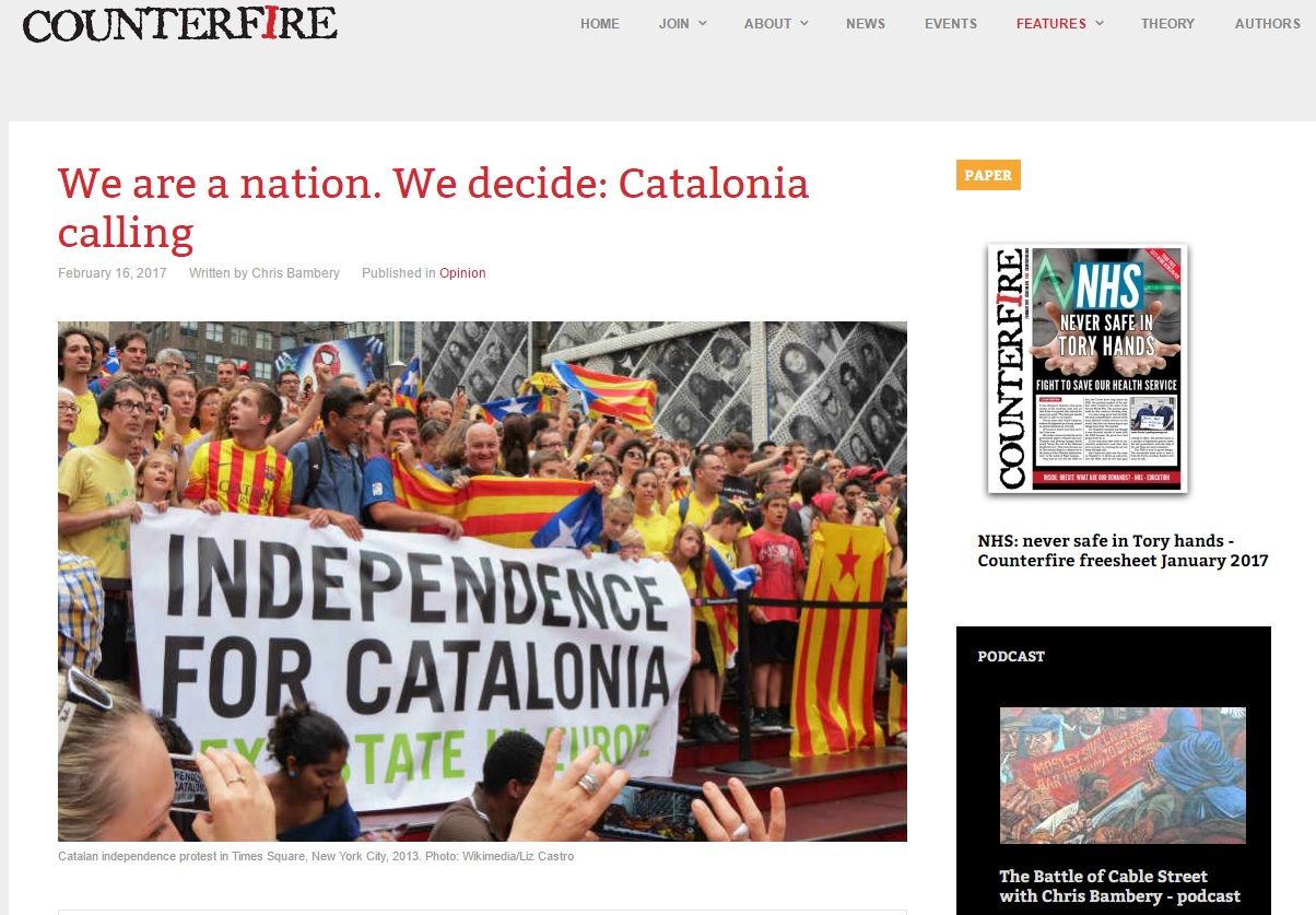 Una revista britànica critica un possible judici a Forcadell