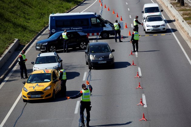 transit ronda litoral control policia mossos Coronavirus - Efe