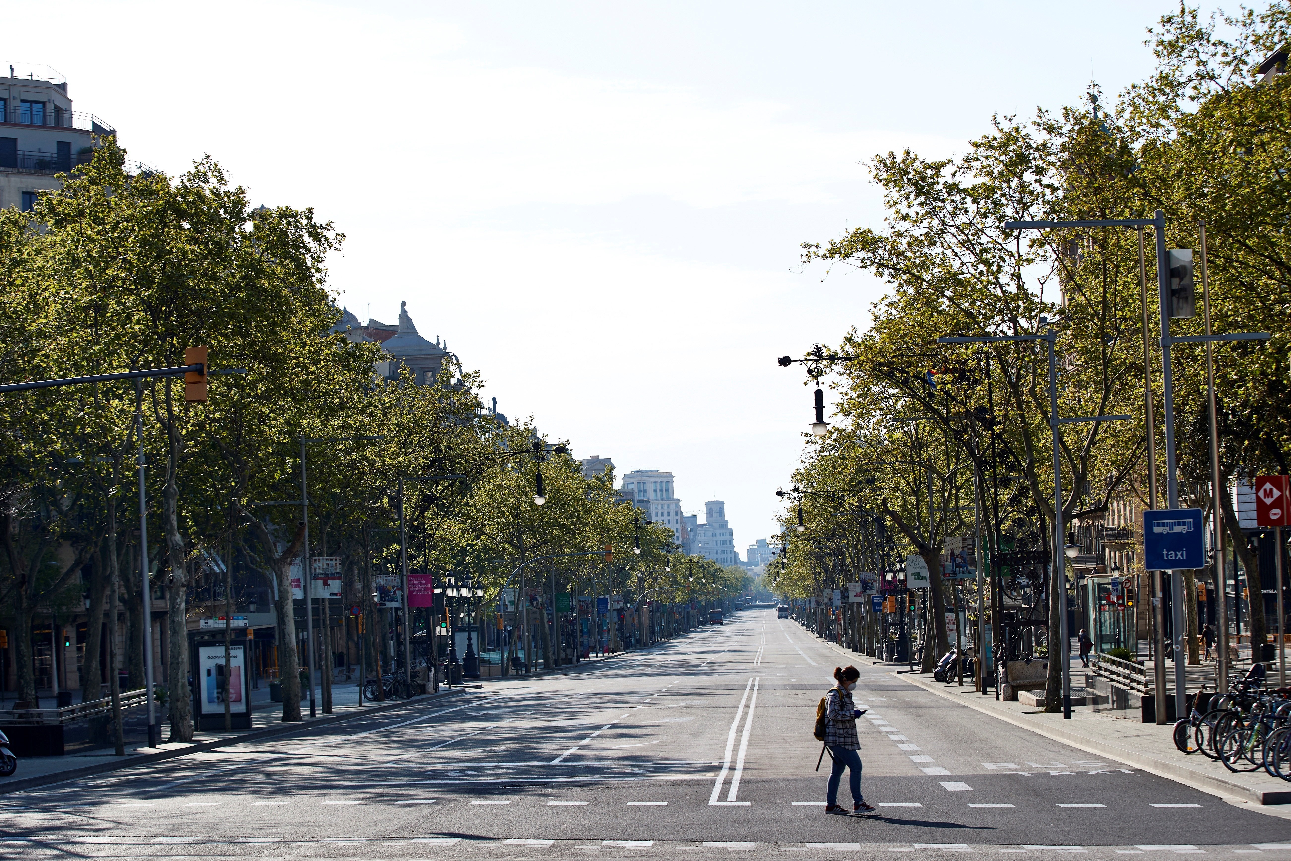 VÍDEO | Barcelona, confinada e inédita: la ciudad vacía por el coronavirus