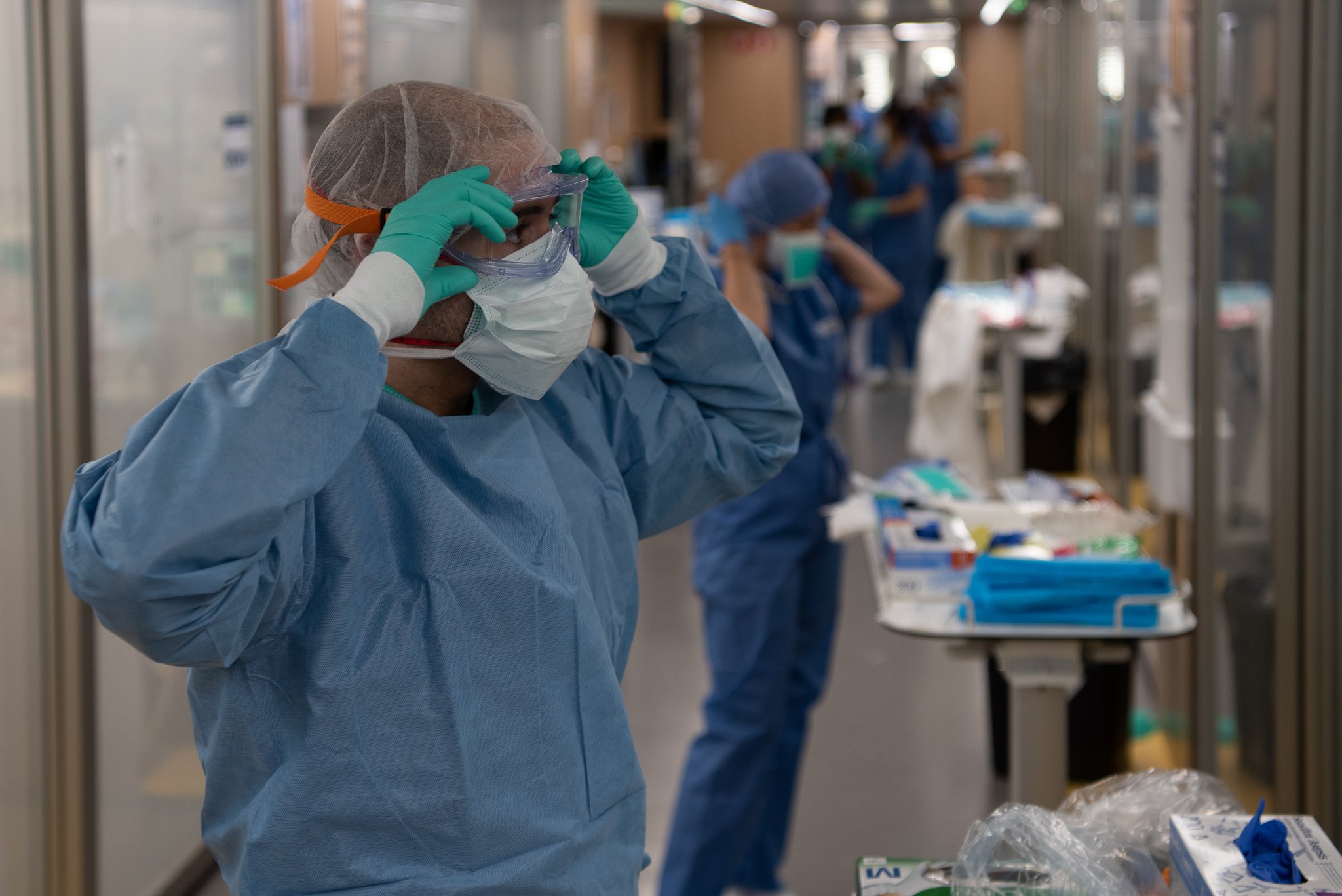 Coronavirus hospital mascaretes UCI infermers test - ACN