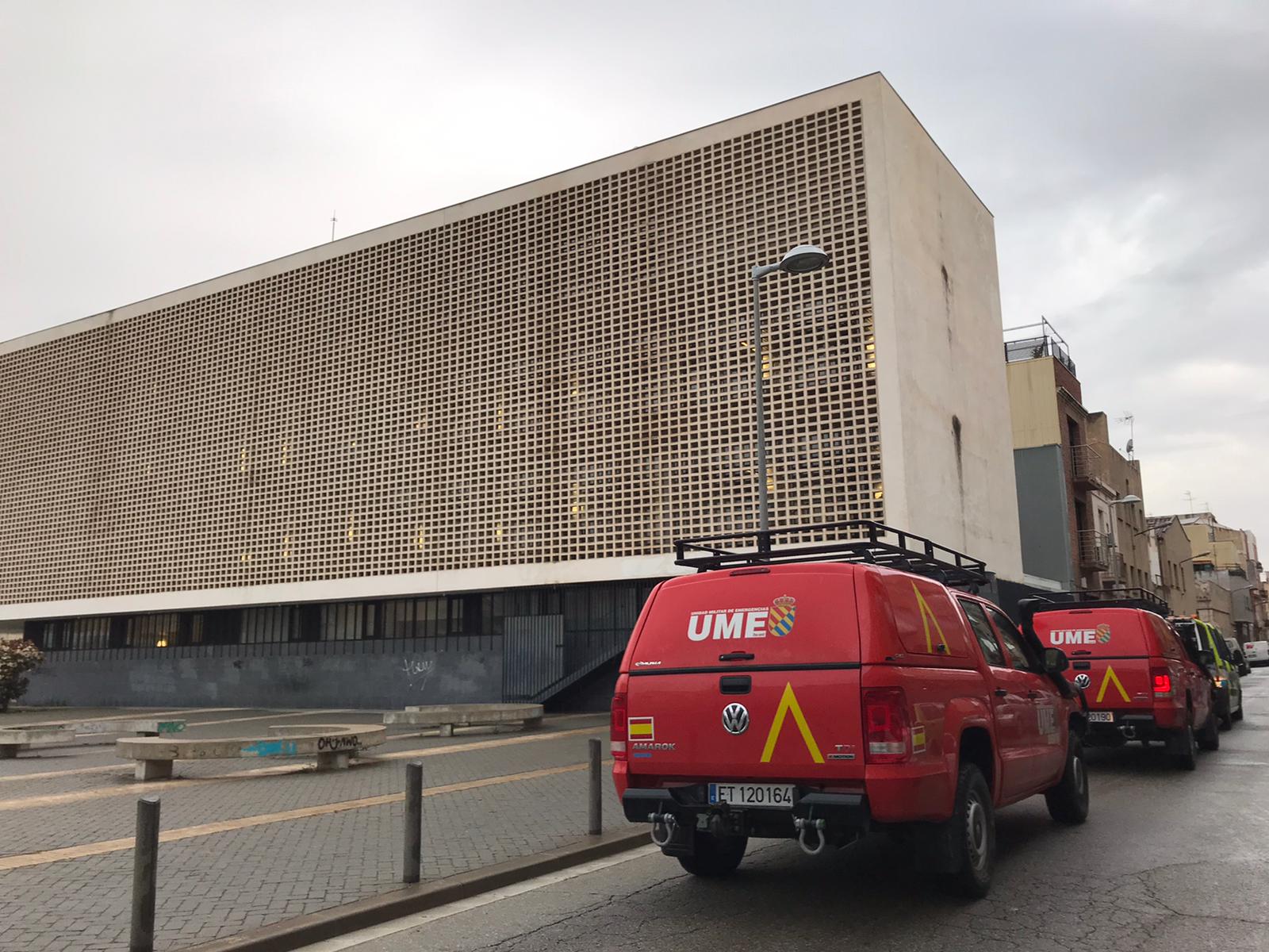 VÍDEO | L'exèrcit continua a Badalona: camions de la UME per tota la ciutat