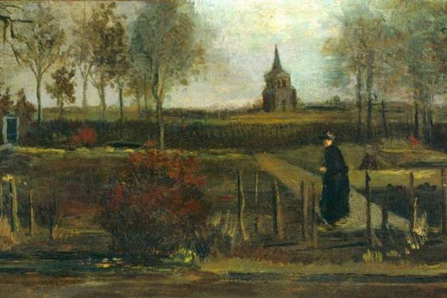 Jardín primaveral', Van Gogh Jardín primaveral', Van Gogh