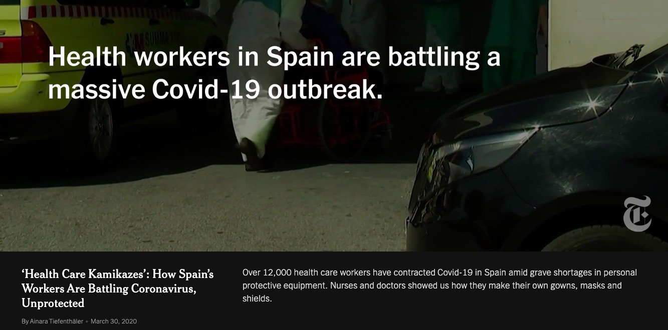 newyork times spain