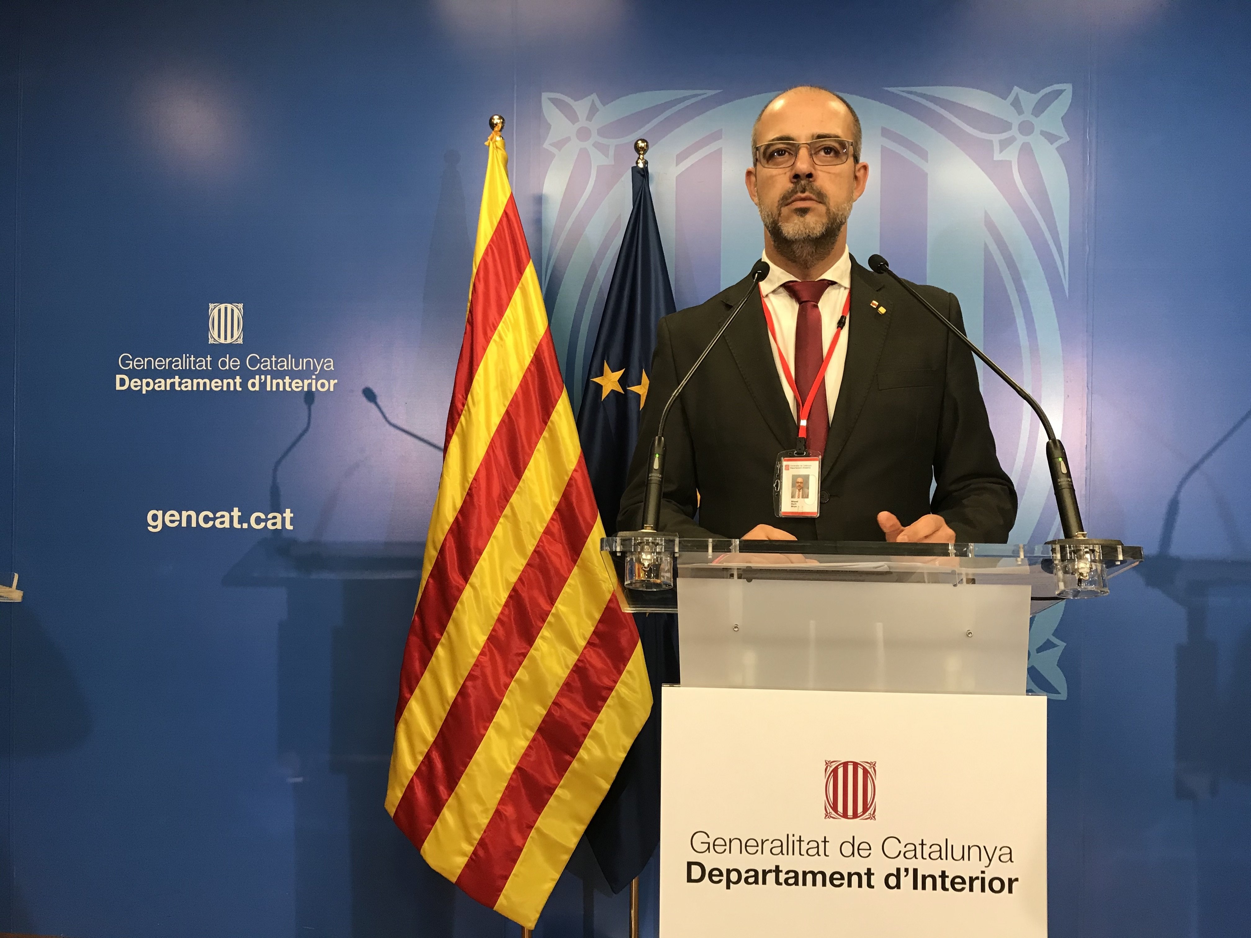 Buch anuncia que hi ha 229 mossos i policies locals amb coronavirus