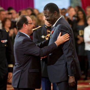 Francois Hollande Pape Diouf EFE Francois Hollande Pape Diouf EFE