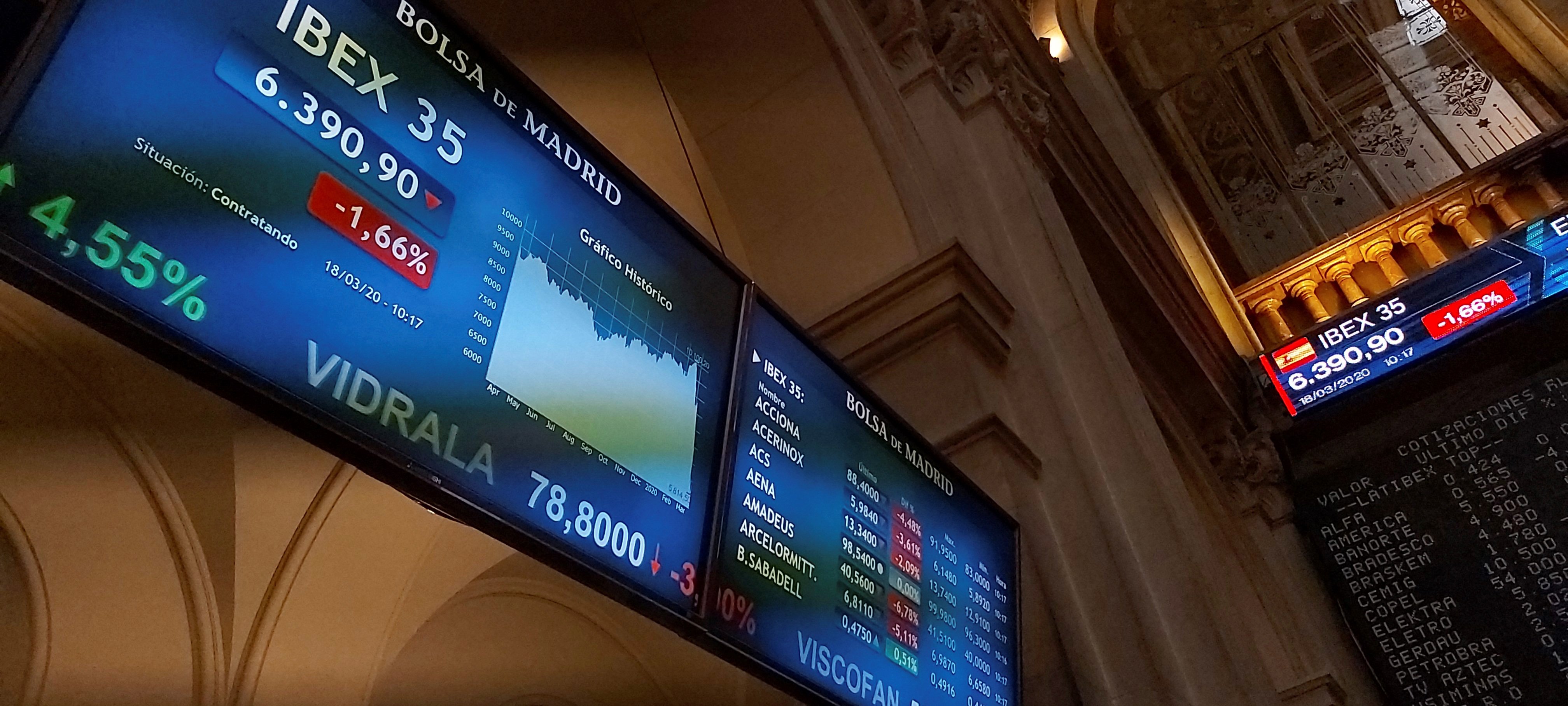 L'Ibex cau un 2,36% aquesta setmana i perd els guanys d'aquest any