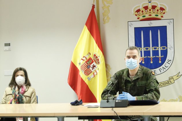 Felipe militar mascarilla Europa Press