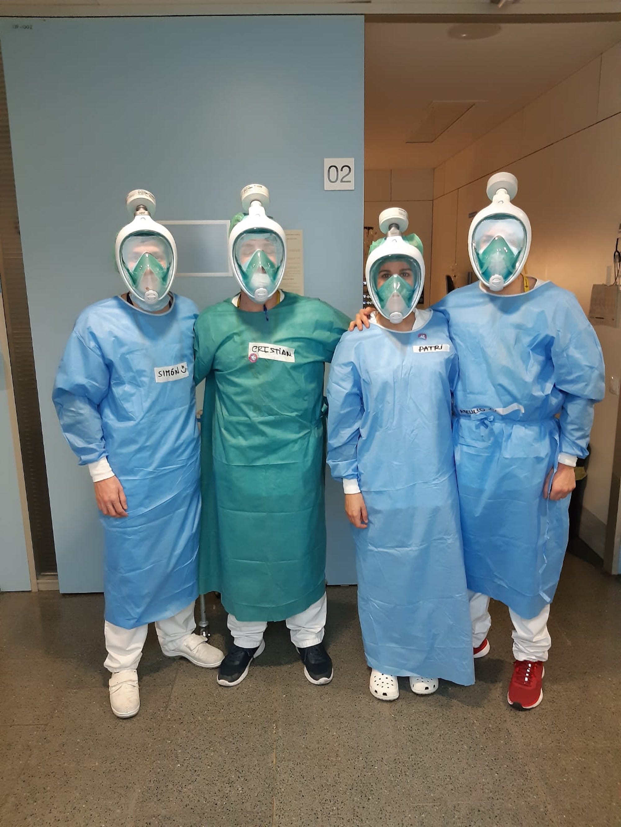 Coronavirus | El Hospital Sant Pau recibe mascarillas 3D para los sanitarios