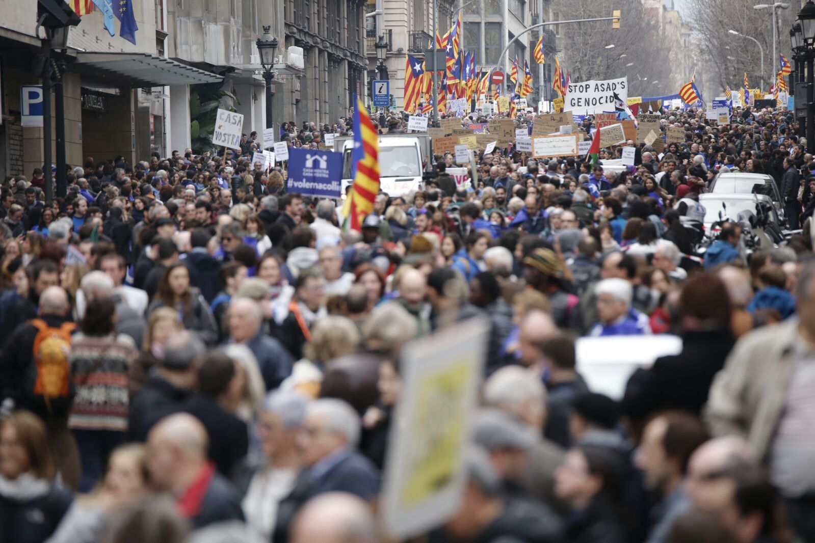 Barcelona, capital mundial de los refugiados