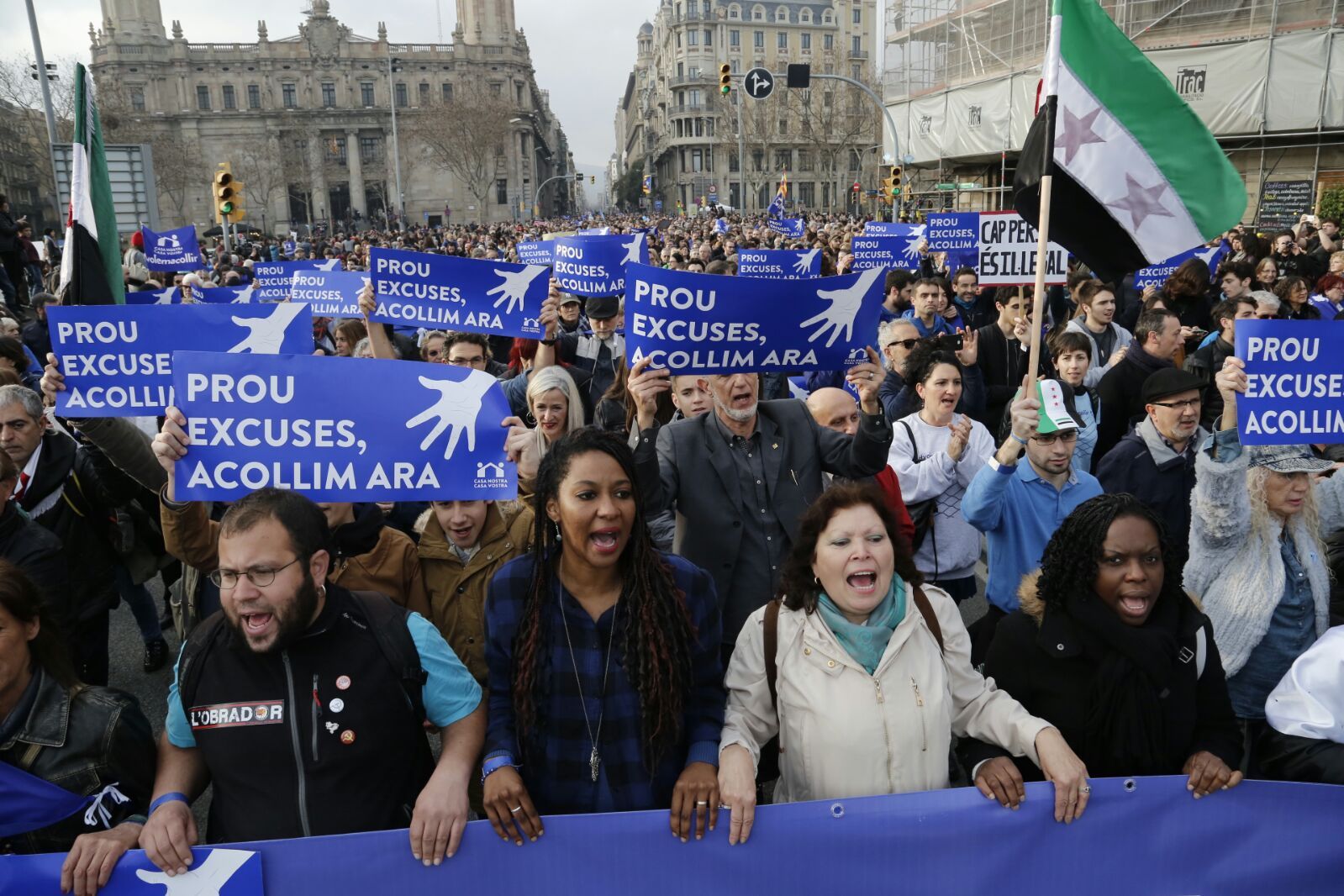 Amplio eco de la marcha de Barcelona en la prensa internacional