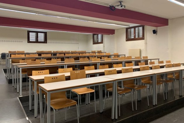 universidad catalana lleida clase vacía - acn
