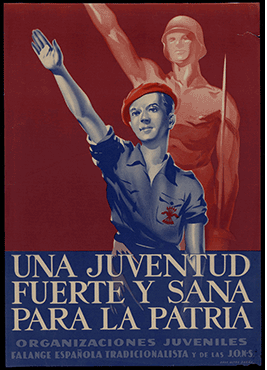 Cartel franquista (1939). Fuente Archivo Historic de la Ciudad de Barcelona
