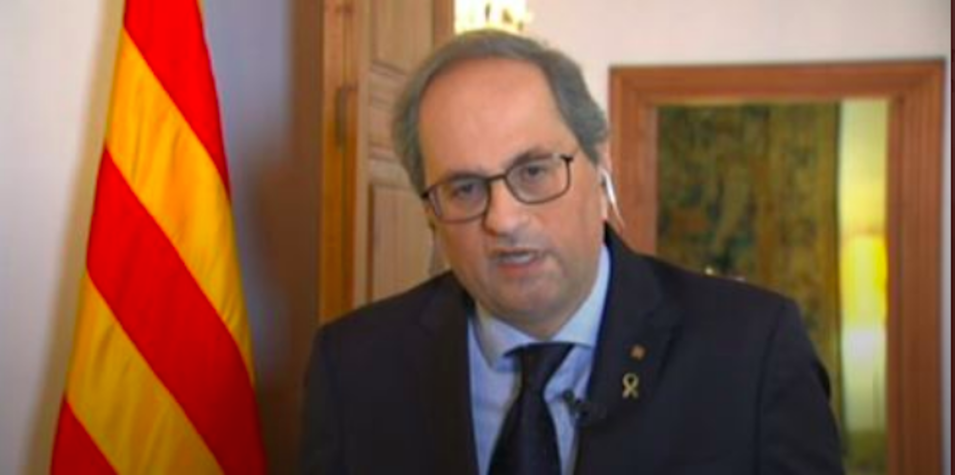 Torra responsabilitza Sánchez del que passi, i convoca d'urgència el Govern