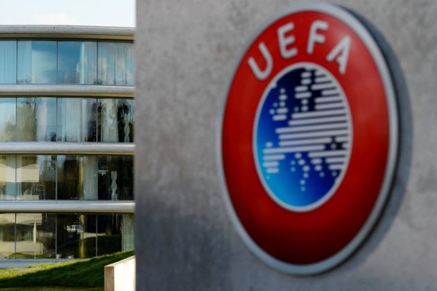 Uefa logo Seu Suissa Nyon Europa Press