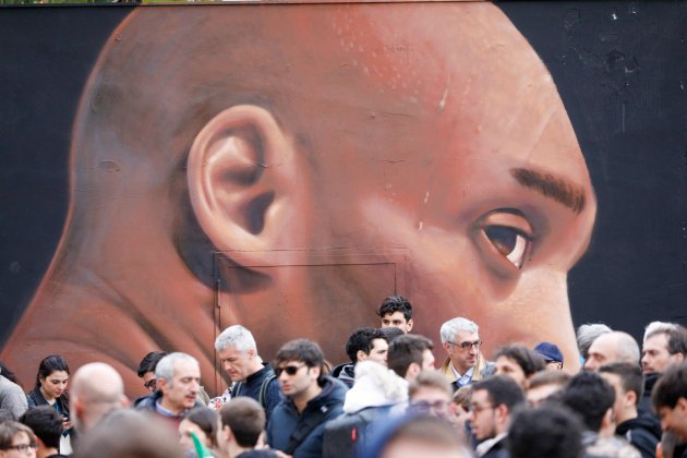 Kobe Bryant homenaje mural Europa Press
