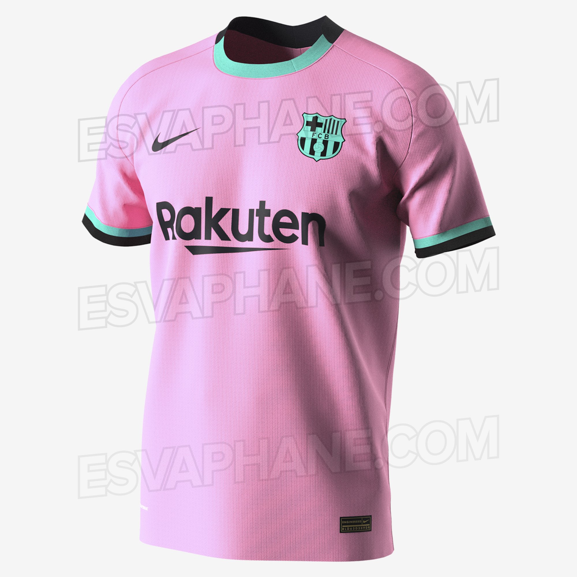 Se filtran nuevas imágenes de la tercera equipación rosa del Barça