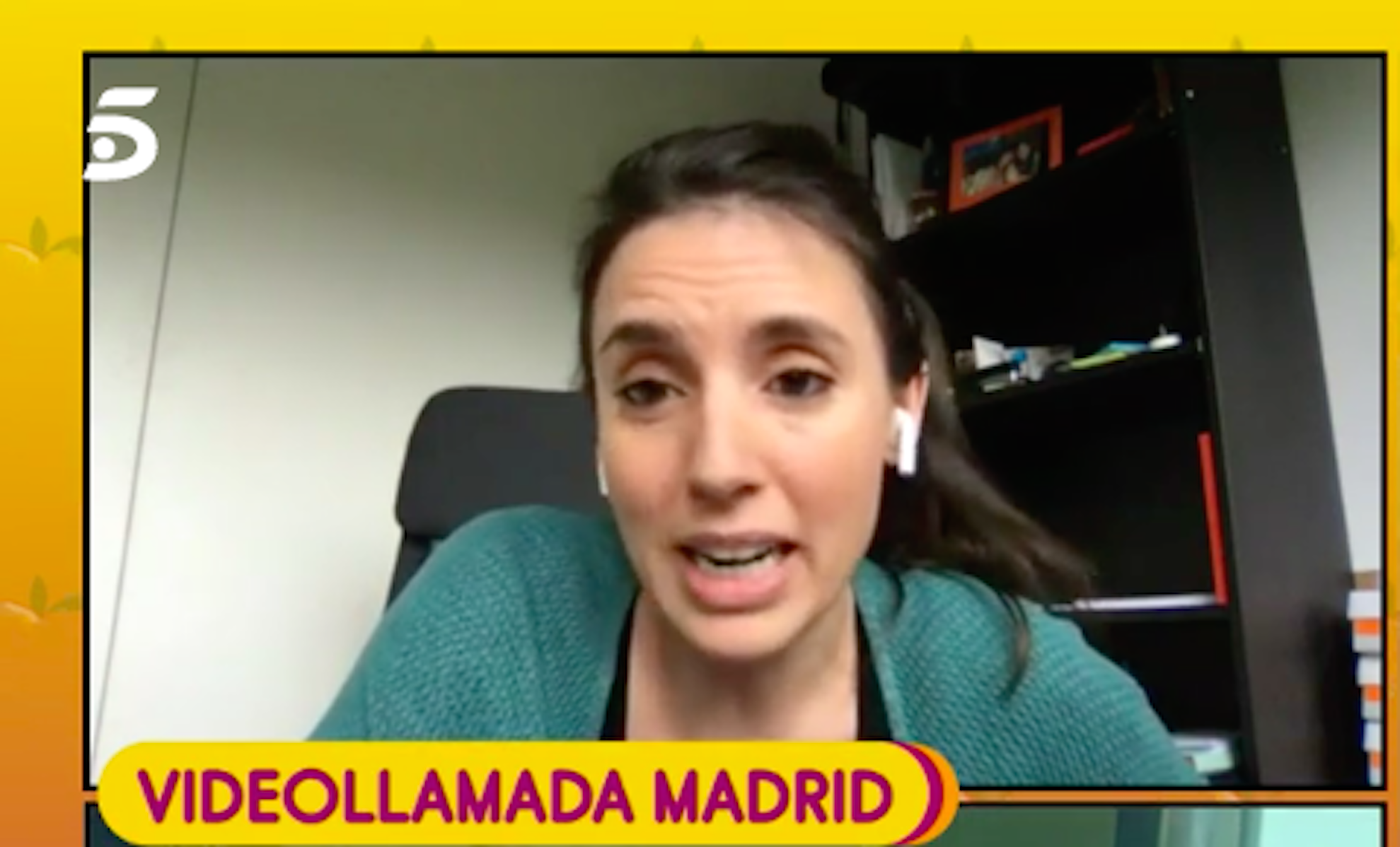 Irene Montero da positivo por tercera vez de coronavirus
