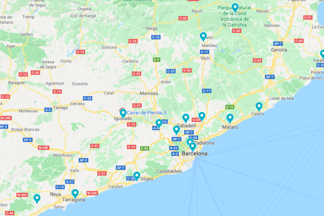 mapa rosas santo jordi