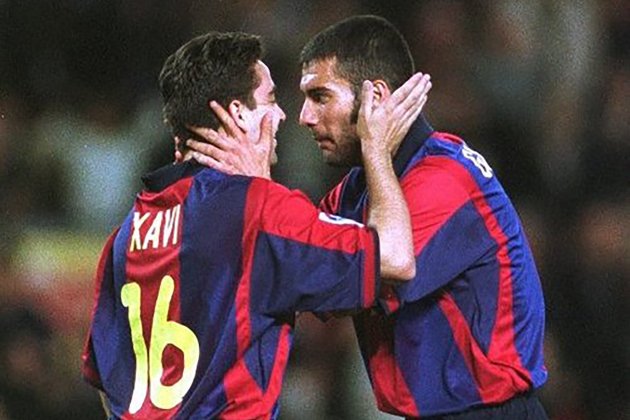 pep guardiola xavi hernandez barça @pepteam