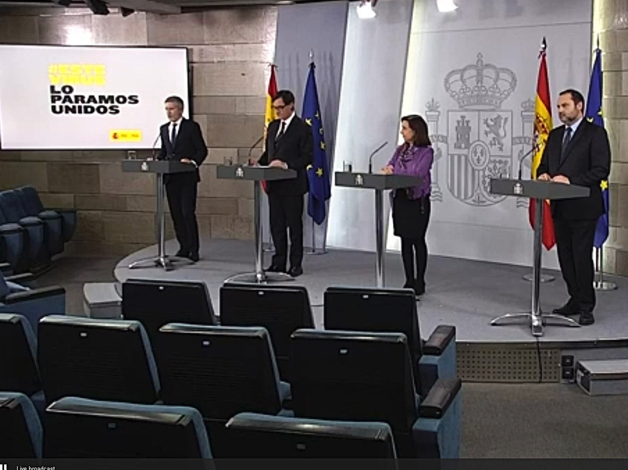 El govern espanyol titlla de "lapsus" l'afirmació que es persegueix la crítica