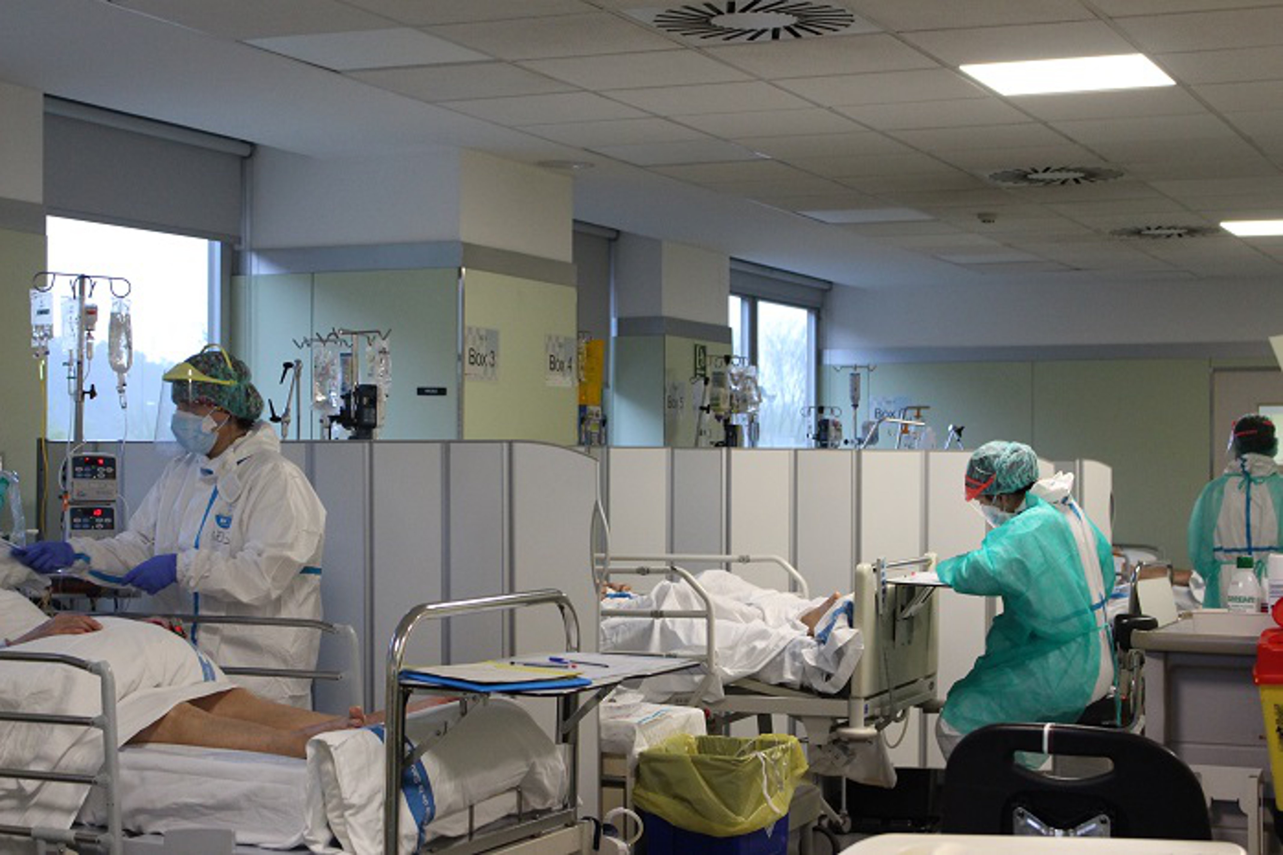 Siguen aumentando los hospitalizados en Lleida y ya superan el centenar